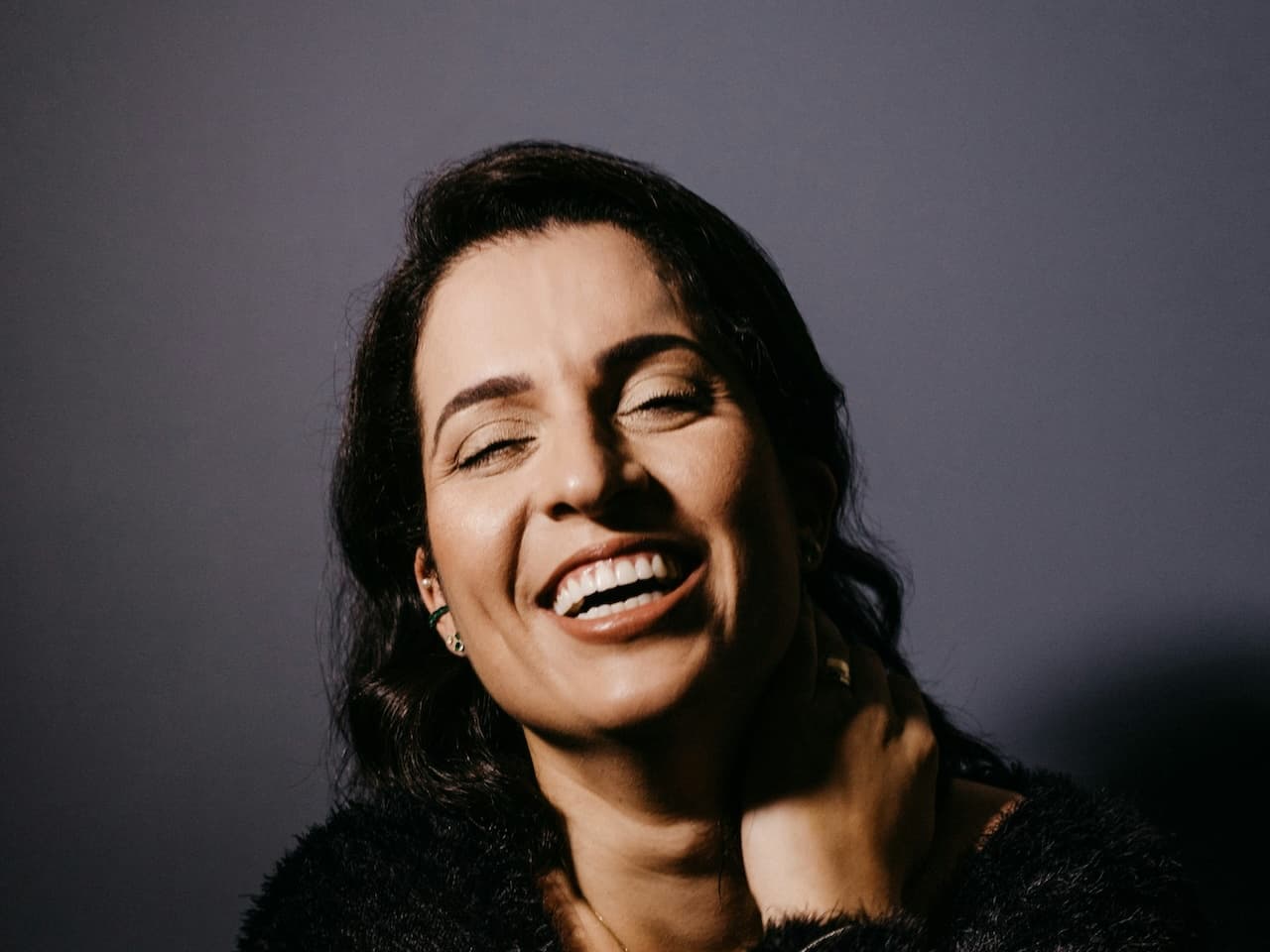 Mujer sonriendo
